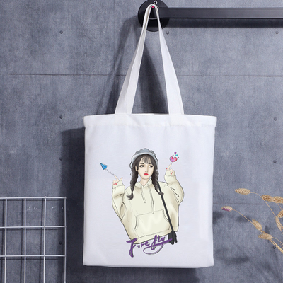 Custom Mini Canvas Tote Katoenen Tas Bedrukte Handtas Handvat Canvas Tote Bag