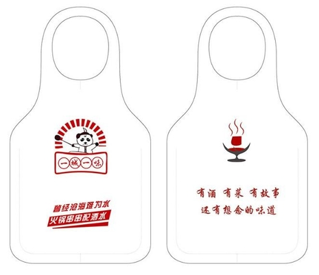 OEM Regelbare Beschikbare niet Geweven Schort Sleeveless AZO Vrij