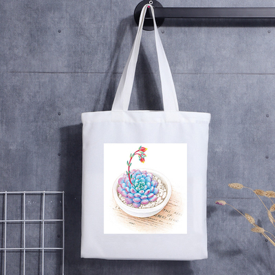 Zakje met klein handvat, canvas cadeau-promotietas met op maat gemaakt logo