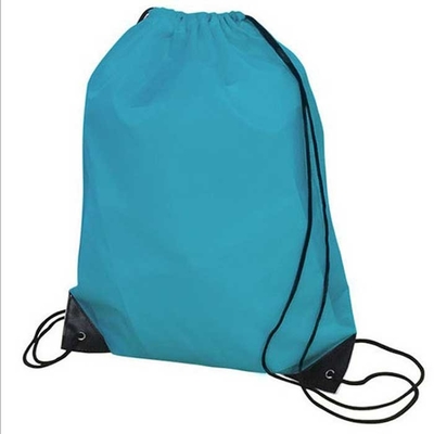Logo's Portable Carry Non Woven Bags Op maat gemaakte stof Shopping Red Drawstring Bag