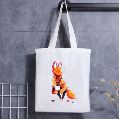 Het Canvas Katoenen van douanedruk Gerecycleerde Eco Zakken met Uw Logo Shopping Bag