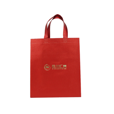 Rekupereerbare het Winkelen van Logo Reusable Tote Non Woven van de douanedruk Zakken met Handvat