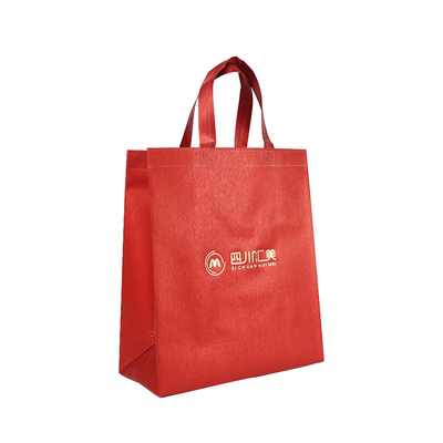 Rekupereerbare het Winkelen van Logo Reusable Tote Non Woven van de douanedruk Zakken met Handvat
