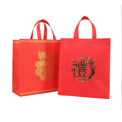 Gedrukt de Zakpolypropyleen niet Geweven Tote Shopping Bags Recycled Reusable van de Matrijzenbesnoeiing