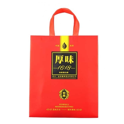 Serigrafie niet Geweven Polypropyleen Tote Bags 140gsm met Tote Handle