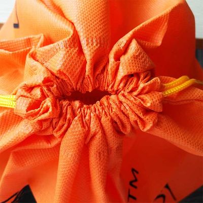 Kruidenierswinkel Gedrukte Drawstring-Zak 110Gsm In te ademen met Zacht Gevoel