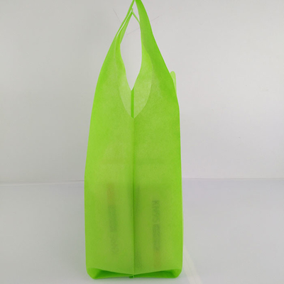 De Tote Handle Heat Transfer Non Geweven Groene Antitrekkracht van de T-shirtzak