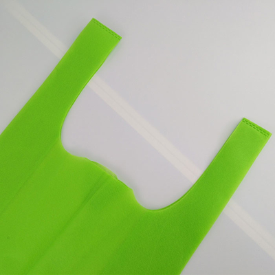 De Tote Handle Heat Transfer Non Geweven Groene Antitrekkracht van de T-shirtzak
