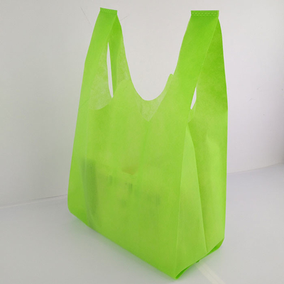 De Tote Handle Heat Transfer Non Geweven Groene Antitrekkracht van de T-shirtzak