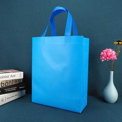 Tote Reusable Non Woven Shopping-Zakken 85gsm Gelamineerd Vouwen
