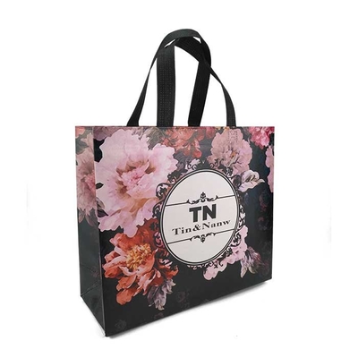 De nylon Drawstring-In te ademen Zak van het de Lijnhandvat van de Handvatkruidenierswinkel niet Geweven