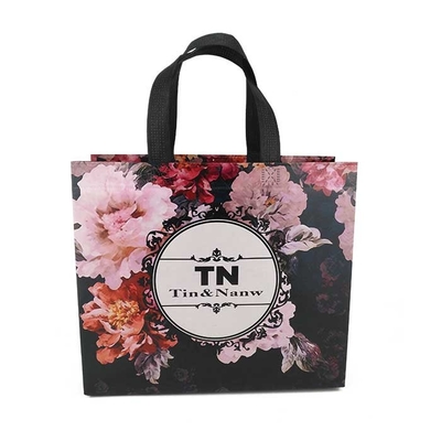De nylon Drawstring-In te ademen Zak van het de Lijnhandvat van de Handvatkruidenierswinkel niet Geweven