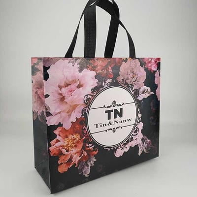De nylon Drawstring-In te ademen Zak van het de Lijnhandvat van de Handvatkruidenierswinkel niet Geweven