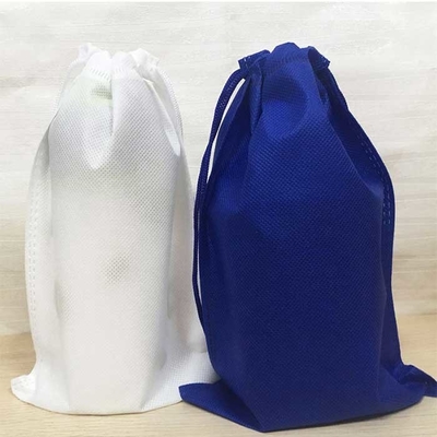 Textieldrawstring het Winkelen van pp Spunbonded niet Biologisch afbreekbare Zakken 70Gsm