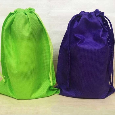 Textieldrawstring het Winkelen van pp Spunbonded niet Biologisch afbreekbare Zakken 70Gsm