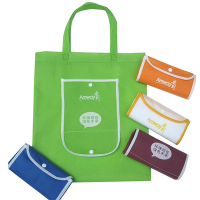 De serigrafie 96gsm lamineerde de niet Geweven Biologisch afbreekbare Douane niet Geweven Tote Bags van Zakkeneco