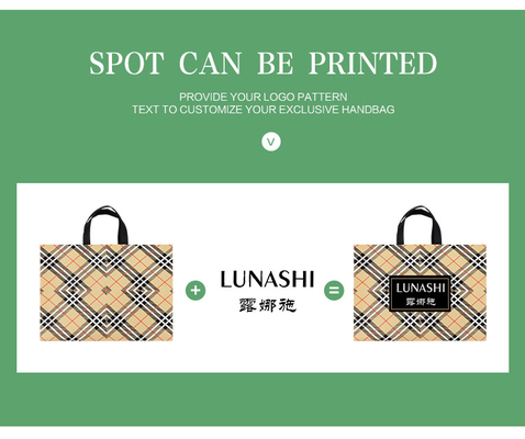 Niet Geweven Tote Shopping Bags Enviromental Protection 80gsm