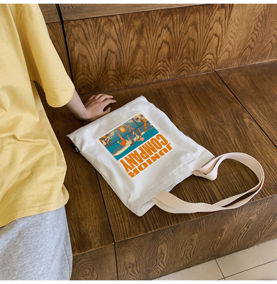 Organisch Katoen Tote Single Shoulder Canvas Bag Vriendschappelijke Eco