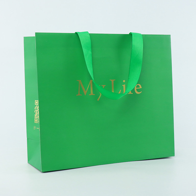 Het Handvat van de Douanelogo paper bag with rope van de luxegift