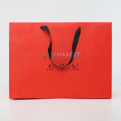 Giftzak het Winkelen de Verpakking van Douanelogo paper bags wine clothing