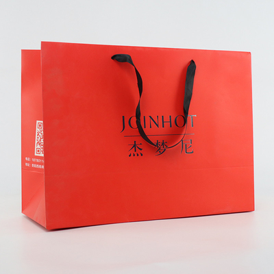 Giftzak het Winkelen de Verpakking van Douanelogo paper bags wine clothing
